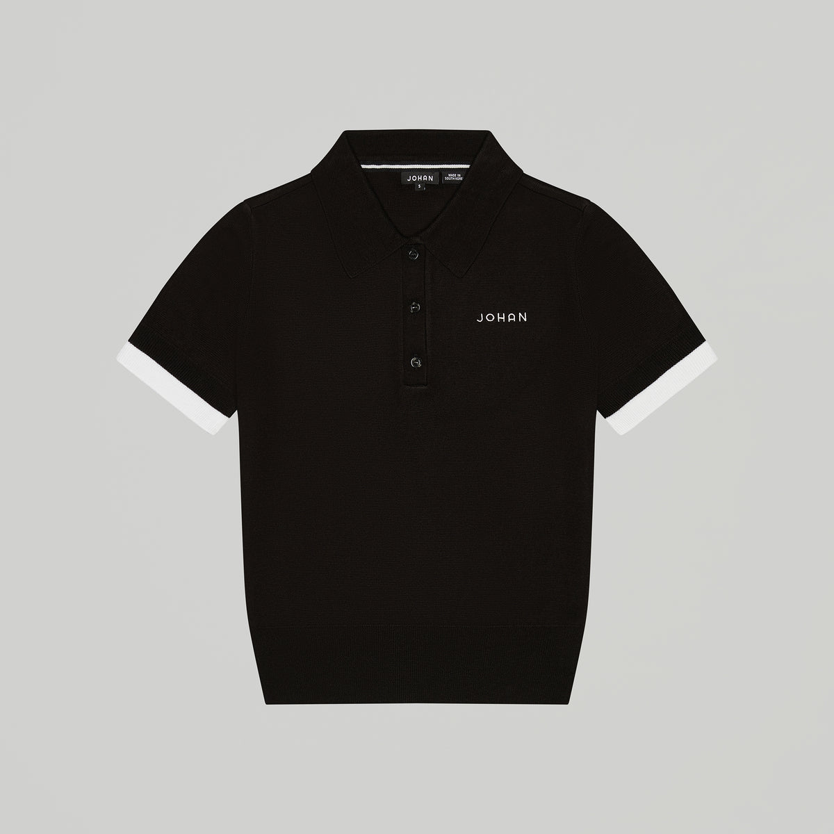 LOHEN MOHAIR POLO KNIT【BLACK】UNISEX LOHEN MOHAIR POLO KNIT